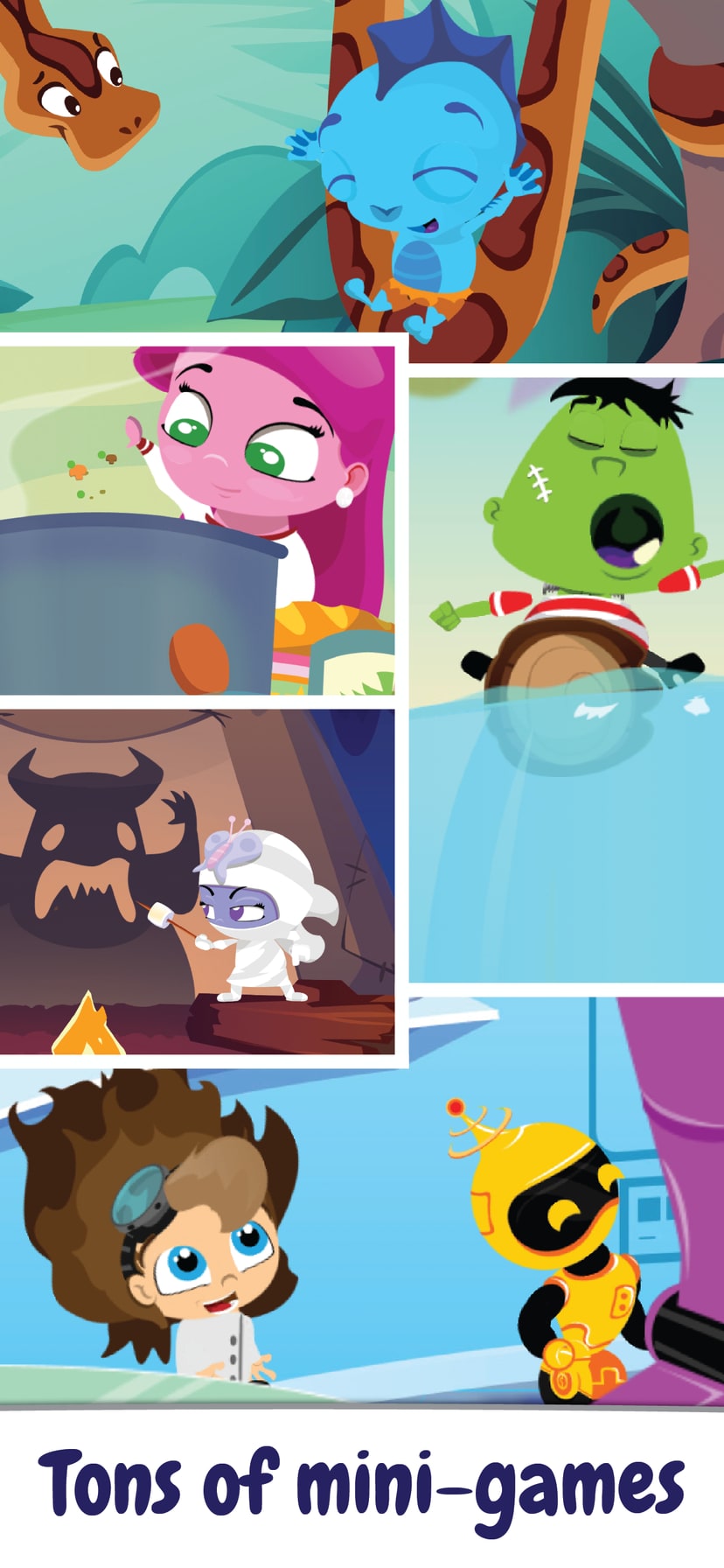 Store screenshots: Mini-games — store panel